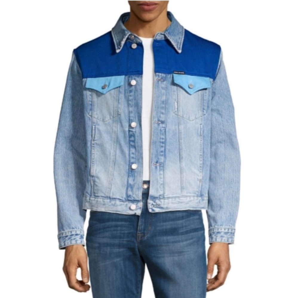 Calvin Klein Trucker Denim Jean Jacket